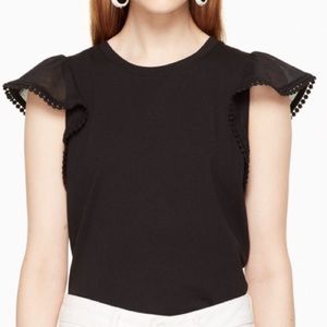 Kate Spade Broome Street Flutter Tee